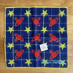 【未使用品】Vivienne Westwood タオルハンカチ　オーブ&スター