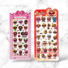 3D立体シール & アクリルシール 2枚セット ハードタイプ 硬いシール