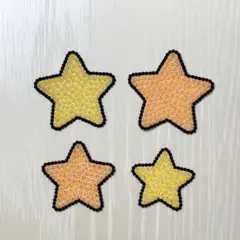 うちわデコ デコうちわ デコパーツ 星