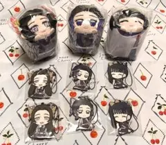 鬼滅の刃 もちころりん ぺたん娘ラバーストラップ カナヲ しのぶ カナエ