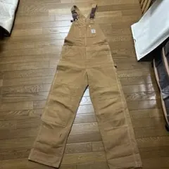 美品 80s 米国製 カーハート ダブルニー オーバーオール 6FB 34×30