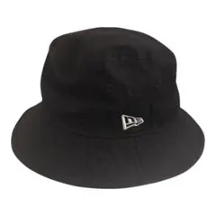 NEW ERA ブラック バケットハット MEDIUM/LARGE