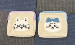 ちいかわ　ハチワレ　モモンガ　もこもこポーチ　ガチャガチャ