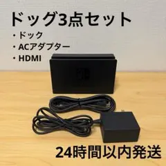 【動作確認済】Switch 純正 ドック ACアダプター HDMI セット