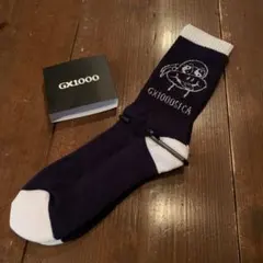 新品新作GX1000 タートル亀キャラ　ソックス　ネイビー紺色　ジーエックス