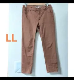 STYLEBASIC オレンジブラウン スリムフィットパンツ LL 即購入OK