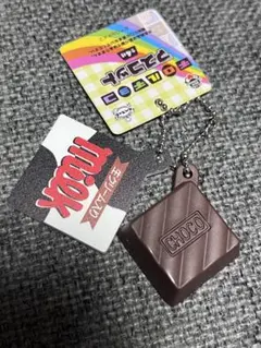 新品 チロルチョコ マスコット キーホルダー milk