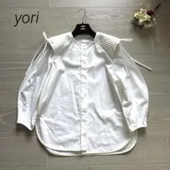 yori shirocon コットンケープブラウス 38 - メルカリ