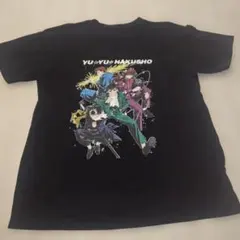 コラボ【幽遊白書】漫画アニメTシャツ y2k 冨樫義博 幽白 黒 Мサイズのサムネイル