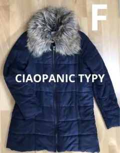 チャオパニックティピー　ダウンコート　ネイビー