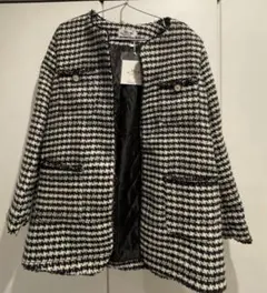 ツイード風ジャケット 韓国