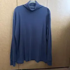 tk. TAKEO KIKUCHI ネイビータートルネックセーターのサムネイル