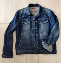 ダークブルー デニムジャケット Lサイズ　《マサマサマサ様専用❣》