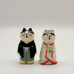 【ウェルカムスペース】縁起物 夫婦 置物 ウェルカムボード 結婚式 受付 和装