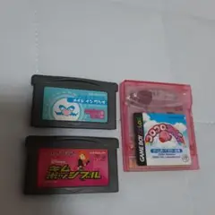 ゲームボーイアドバンス　ゲームボーイカラー ソフト 3点