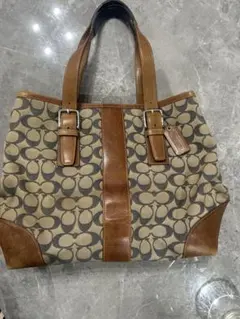 Coach トートバッグ ベージュ/ブラウン