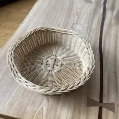 天然素材編み込みバスケット