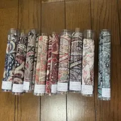 【新品未使用】半衿　総柄　ポリエステル　9個セット