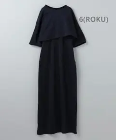 6(ROKU) COTTON RAYON SHORT TOP DRESS