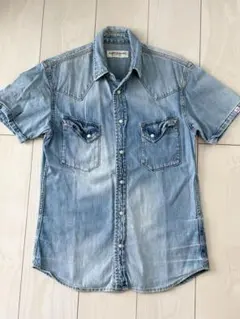 40s デニムシャツ ダイアゴナル 101 ウエスタン 襤褸 - メルカリ