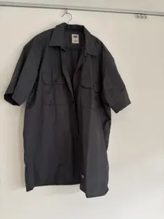 Dickies ワークシャツ 半袖 チャコールグレー Lサイズのサムネイル