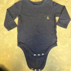 GAP ネイビー 長袖ロンパース 3-6ヶ月