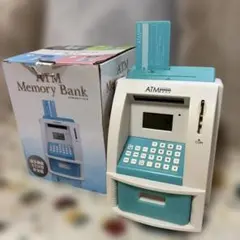 現状　動作OK ATM MEMORY BANK おもちゃ超多機能ATM型　貯金箱