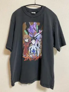 워시드 그래픽 티셔츠 EVANGELION