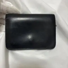 forme フォルメ　ショートウォレット　ベビーカーフ　オールブラックのサムネイル