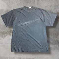 90s NIKE ビッグスウォッシュロゴ　Tシャツ　ブルー