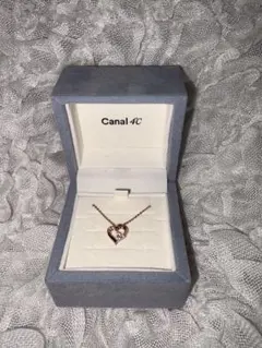 Canal 4°C ハート型 シルバーネックレス