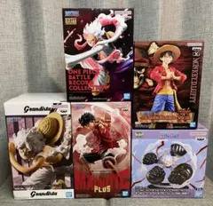 ワンピース ルフィ フィギュア5個セット