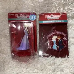 ディズニーハッピーくじ2025 エルサフィギュア、アナと雪の女王アクリル