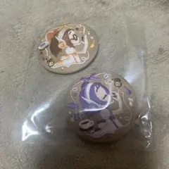 おジャ魔女どれみ　刺繍缶バッジ2個セット