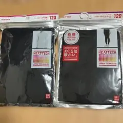 極暖HEATTECH エクストラウォームタイツタートルネックT 二枚セット120