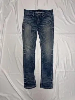 2000s Fuga crash fade skinny denim pantsのサムネイル