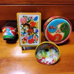 希少】昭和初期 戦前 ママゴト道具セット 箱付き 約40点 御馳走玩具