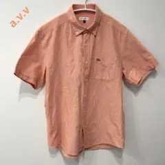 a.v.v HOMME 半袖シャツ オレンジ Mサイズ　メンズのサムネイル