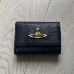Vivienne Westwood 三つ折り財布 黒 レザー