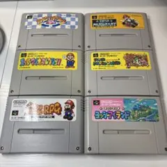 超名作揃い　マリオ・カービィ・ヨッシーシリーズ6本セット　端子清掃済み