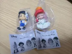 ディズニー ちょこんとおじぎフィギュア アリエルとエリック