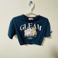 【早い者勝ち】リッカリッカ Tシャツ ネイビー 140cm プチプラ しまむら