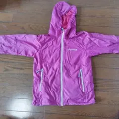 mont-bell フード付きピンクジャケット 130cm