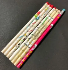 和風シール 鉛筆7本 Peanut SNOOPY スヌーピー 平成 レトロ