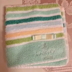 LANVIN　ストライプデザイン タオルハンカチ