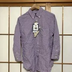 Collective パープル チェックシャツ L 新品タグ付　定価7452円のサムネイル