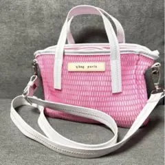 【美品】qbag paris nest zip supermini ピンク