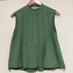 ユニクロ×COMPTOIR DES COTONNIERS リネンブレンドブラウス