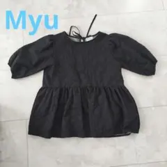 Myu 半袖 トップス ブラックのサムネイル