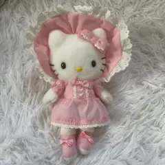 ハローキティ展 ぬいぐるみ フリル ロリータ Hello kitty